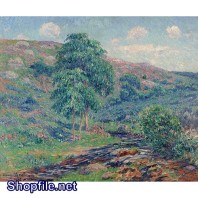 TSD3631 - Tranh sơn dầu rừng núi hùng vĩ